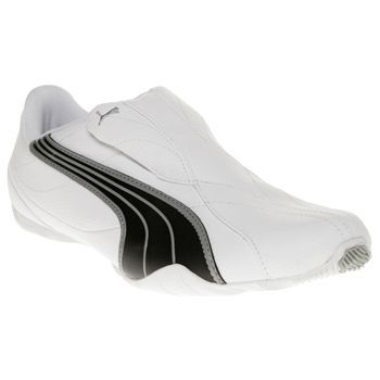 Mens Puma Tergament White Trainers   DL  