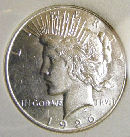 1926 S SILVER PEACE DOLLAR BU GEM UNCIRCULATED 6705002  