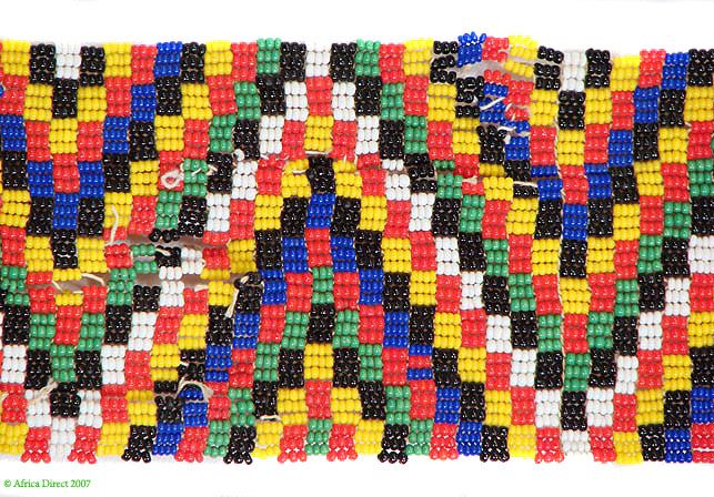 Zulu Beaded Waist belt, Izingcu, South Africa  