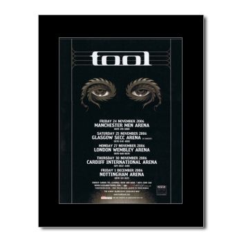 TOOL   UK Tour 2006   Black Matted Mini Poster  