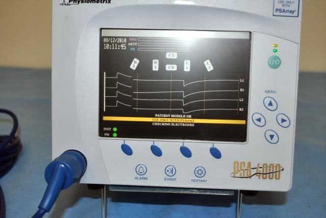 PHYSIOMETRIX PSA 4000 SEDATION MONITOR W/PATIENT MODULE  