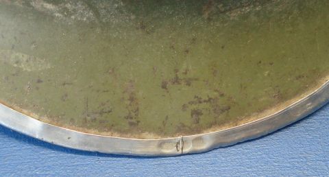 US WW2 M1 Helmet   Front Seam  