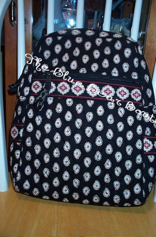 Vera Bradley Retired Classic Black Backpack  