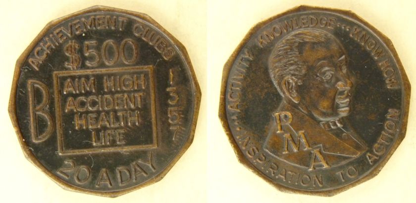 Token $500, Consolidated Ins. C0., PMA c, 1960s  