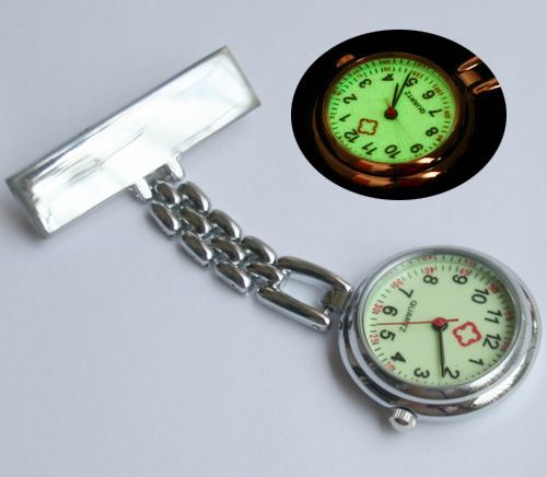 Nurse Doctor Brooch Pocket Fob Pendant Quartz Watch US  