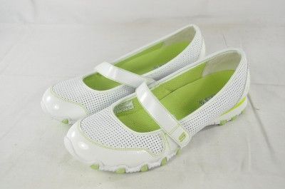 Skechers Bikers Melody Mary Jane Shoes 21338 (#1647) white 8  