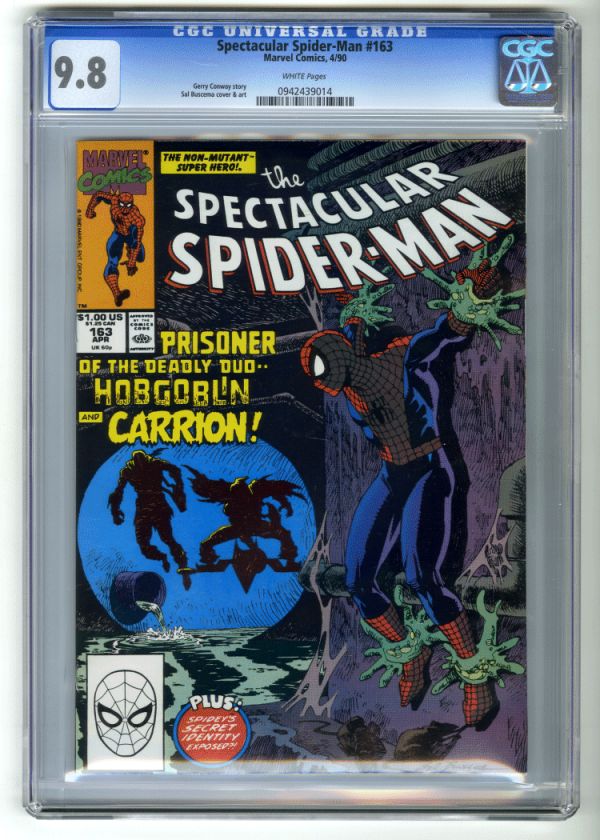 Spectacular Spiderman 163 CGC 9.8 FREE SHIPPIN  