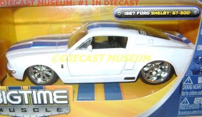 1967 SHELBY GT500 BIGTIME MUSCLE 132 DIECAST JADA RARE  