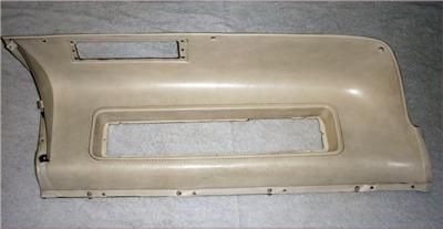 1967 1968 Ford Thunderbird Passenger Side Parchment (White) Dash Panel 