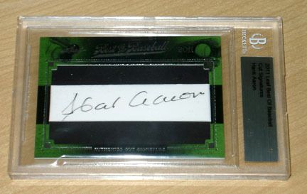 2011 Leaf Best of Baseball autograph Hank Aaron  