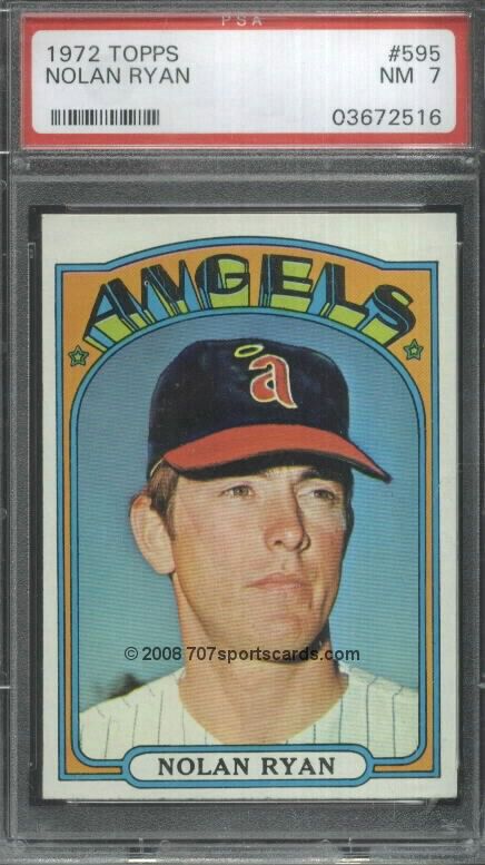 1972 Topps 595 Nolan Ryan PSA 7 (2516)  