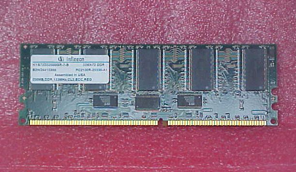 INFINEON HYS72D32000GR 7 B PC2100 DDR ECC 256MB DIMM  