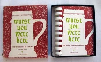 RARE Vintage Cookbook Wurst You Were Here Boxed Germany  