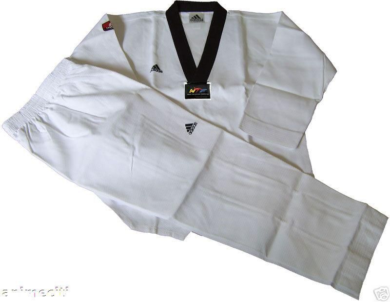 ADIDAS WTF GRAND MASTER TAEKWONDO UNIFORM SZ 1/150CM  