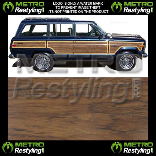 New Jeep Grand Wagoneer Wood Grain Panel Vinyl 87 88 89  