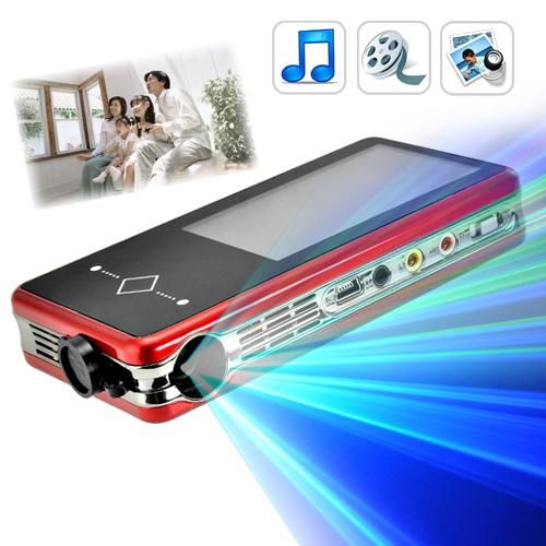 Mini Multimedia Projector  MP4 MP5 Player 2GB Memory  