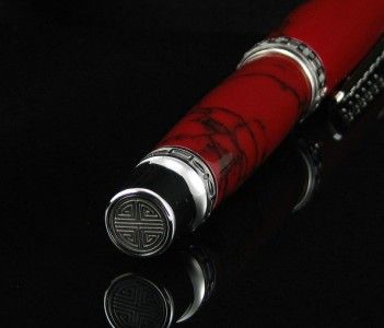 Handmade Red Jasper Tru stone Emperor Fountain Pen  