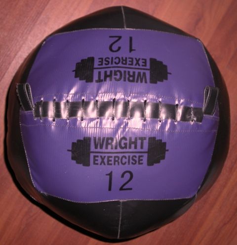 12 lb Wright Medicine Ball Crossfit wall med ball 12lb  