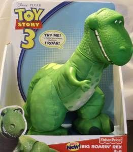 DISNEY TOY STORY 3 BIG ROARIN REX NEW  