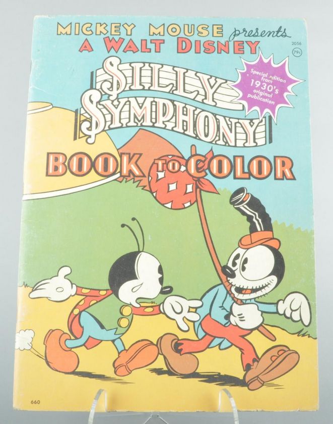 DISNEY Silly Symphony Coloring Book Special 30s Repro  