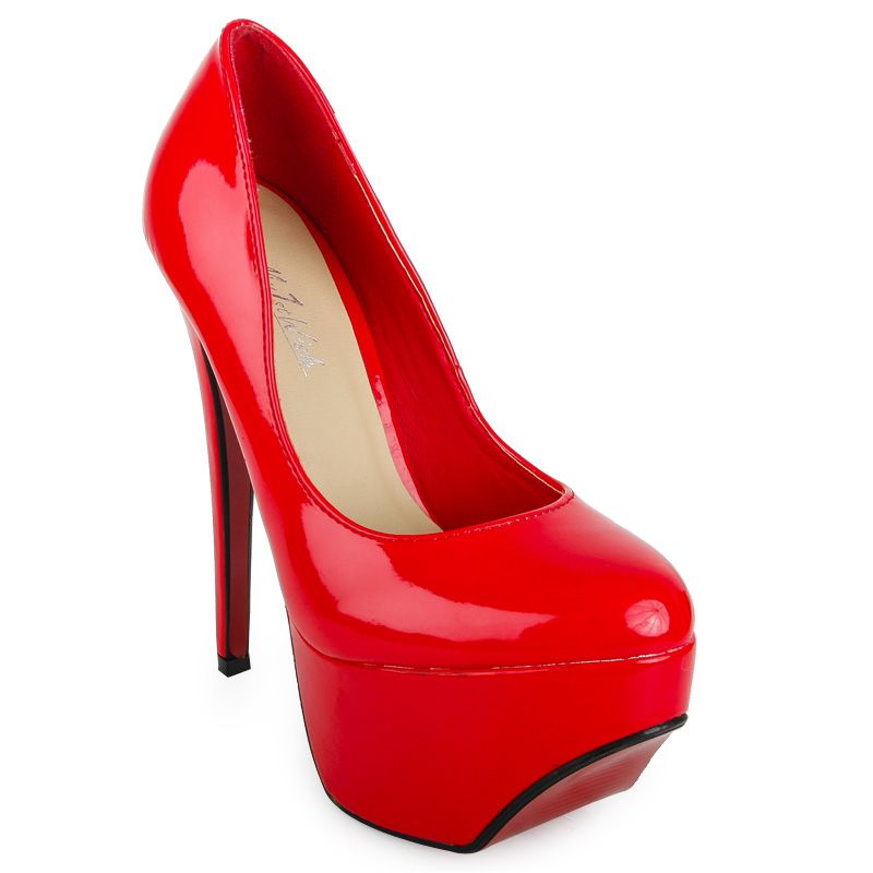 37B NEW WOMENS PLATFORM STILETTO HIGH HEEL RED SOLE LADIES COURT SHOES 