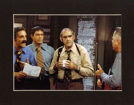 BARNEY MILLER~FISH & WOJO~Mat Print~DYNOMITE  