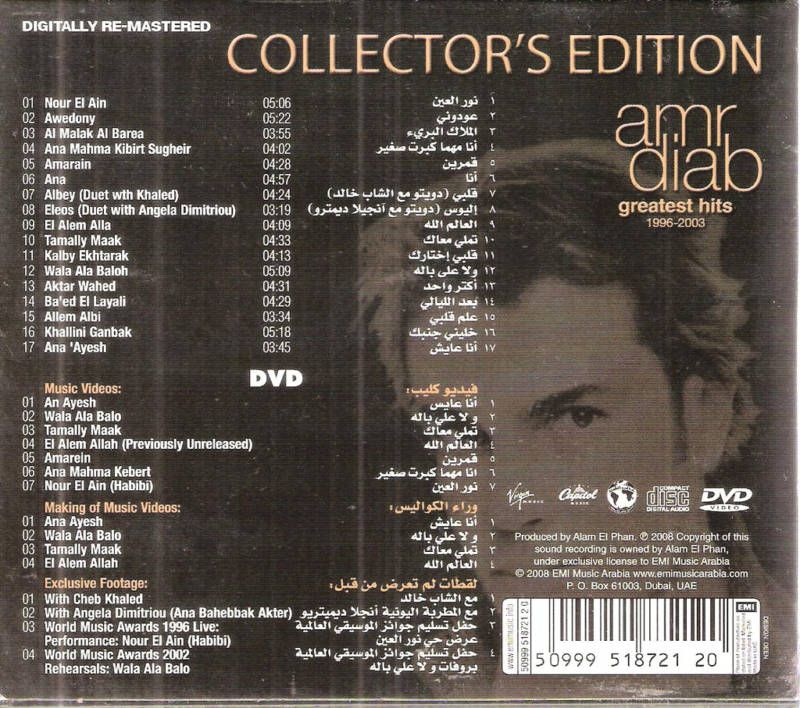 Amr Diabs Songs are so unique and hence became the most popular 