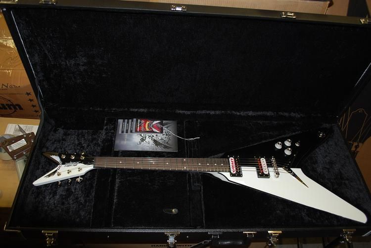 Dean Michael Schenker V MS Custom NEW Case Black White  