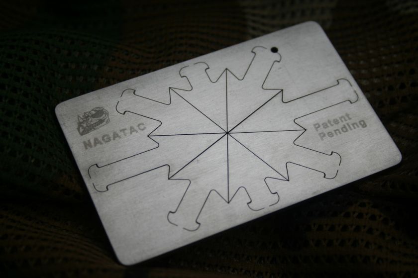 NAGATAC Crossfire Hunting Survival Arrowhead Card  