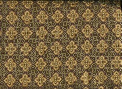   brown cotton quilt fabric image shows approximately 11 5 x 8 5 of the