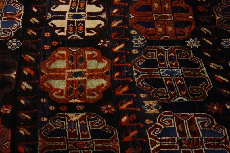   TRIBAL 4X6 SHIRAZ PERSIAN ORIENTAL AREA RUG CARPET WOOL& WOOL  