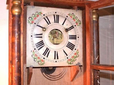 MINATURE CLOCK FORRESTVILLE MANFG UPSIDE DOWN WINDERS  