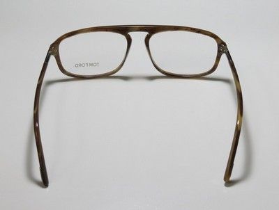 NEW TOM FORD TF 5002 54 15 135 DESIGNER AMBER BROWN EYEGLASSES/GLASSES 