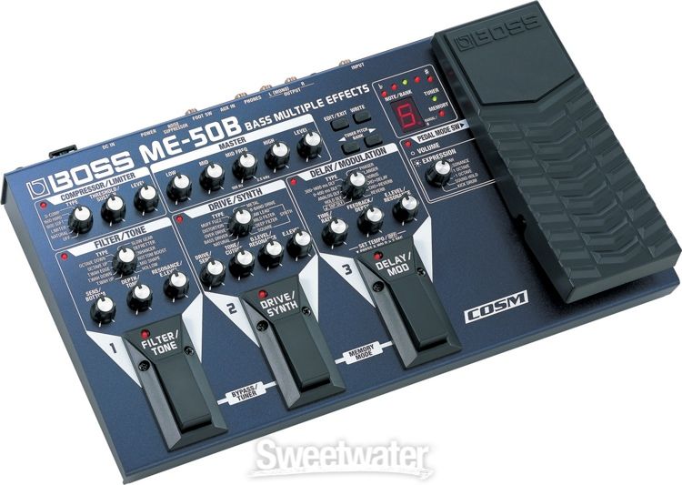 Boss ME 50B (Bass Multi Effects Pedalboard)  