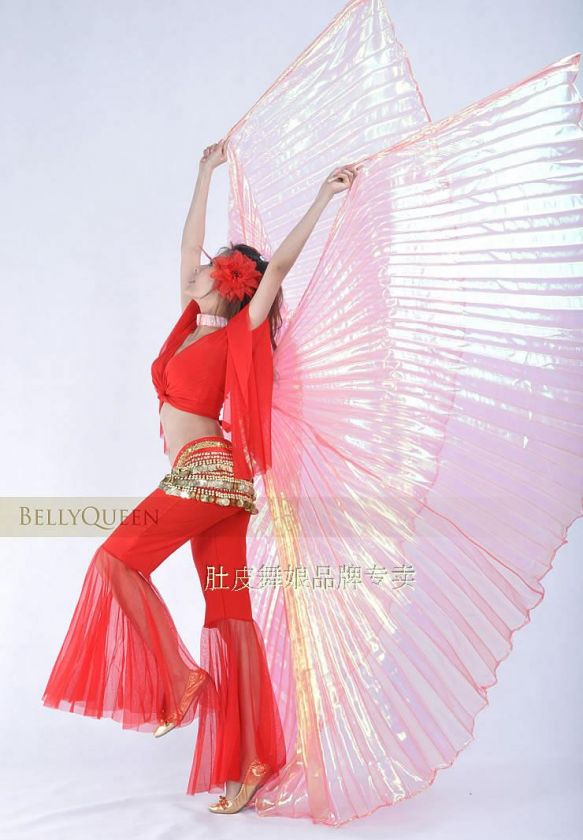 Brand New Exotic Belly Dance Dancing Costume Isis Wings 8 Color #ER 