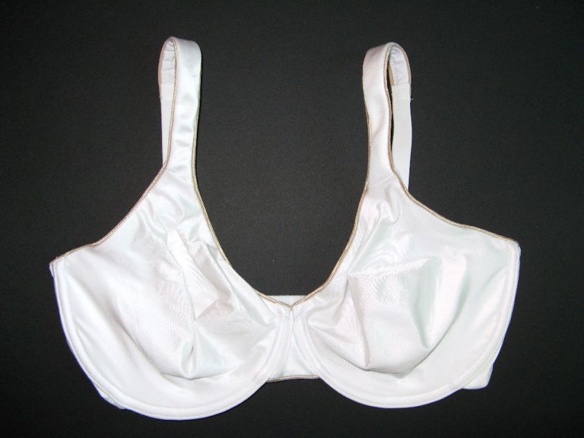 Lilyette Custom Fit Tailored Full Support Bra White 967  