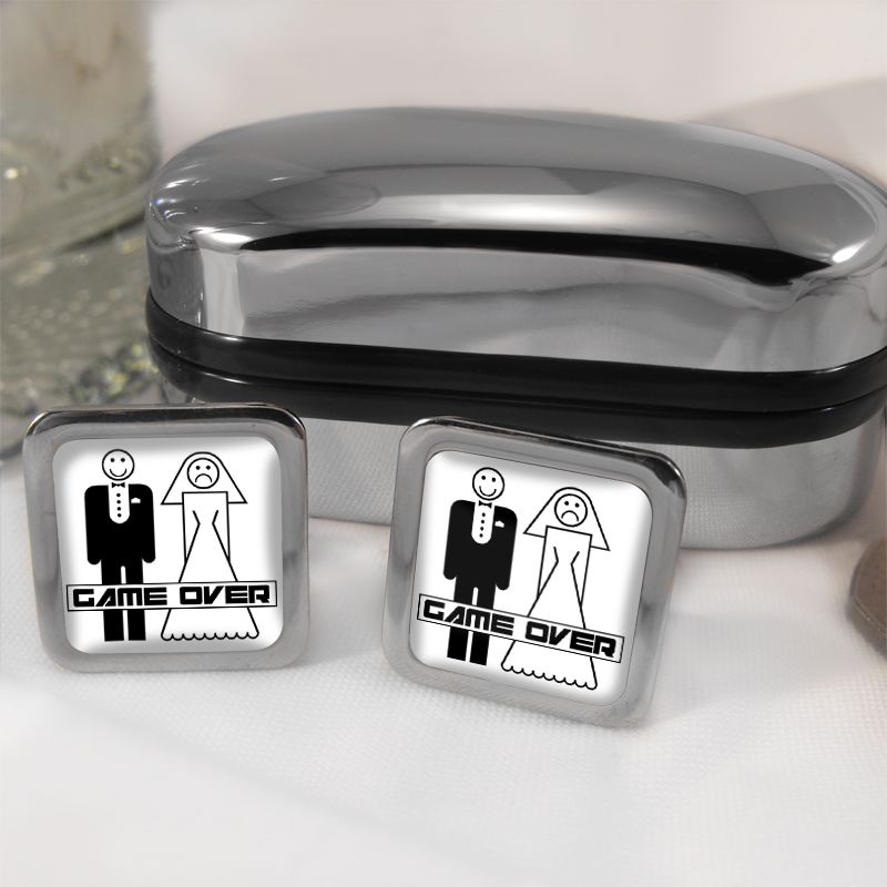 Game Over Divorce Divorced Present Gift Cufflinks  