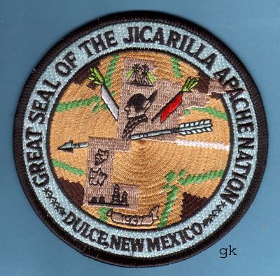 JICARILLA APACHE NATION NM TRIBAL SEAL PATCH  