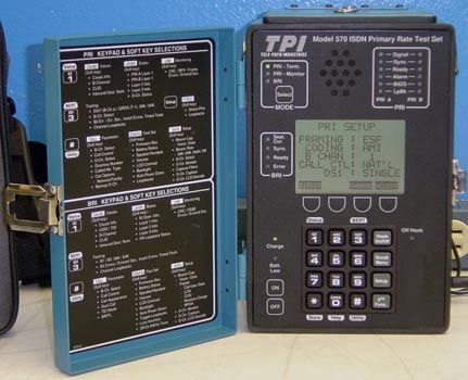 TTC/Acterna TPI 570 Portable ISDN Primary Rate Test Set  