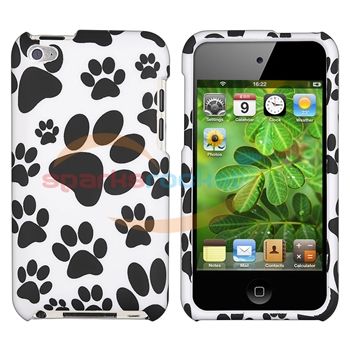 9in1 Premium Dog Paw Clip On Case Cover LCD Shield for iPod Touch 4 4G 