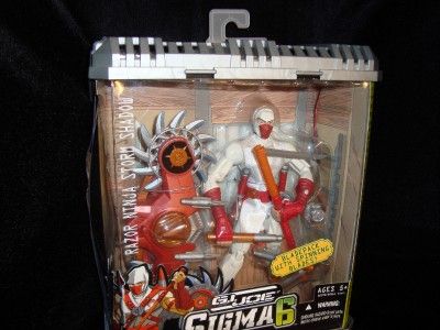 GI JOE RAZOR NINJA STORM SHADOW SIGMA 6 WEAPONS NEW~~  