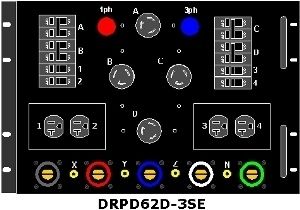 4cir 220v L6 20 Power Distribution Distro Panel  