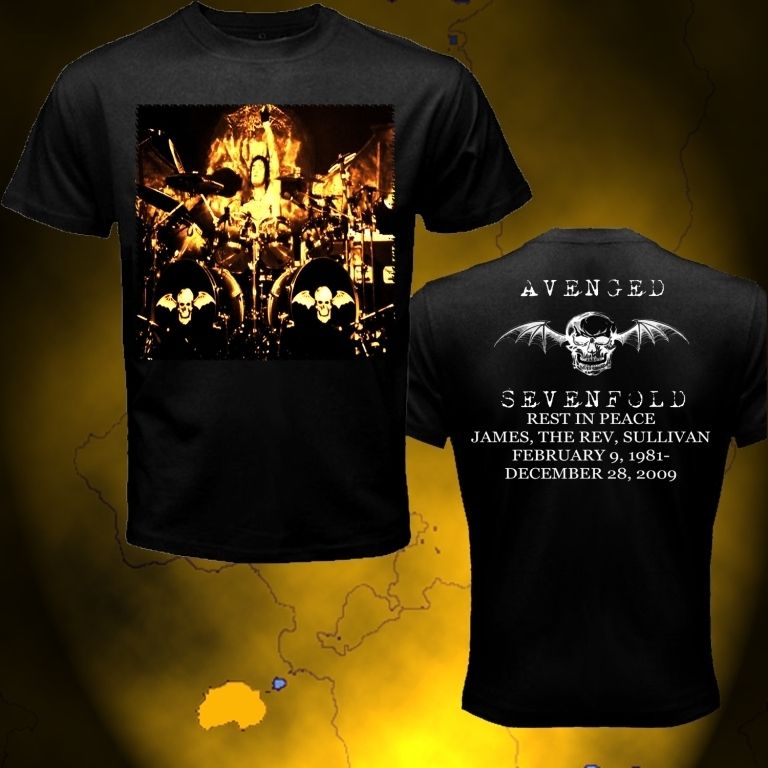   Limited Version RIP The Rev AVENGED SEVENFOLD 9 Feb A7X T Shirt  