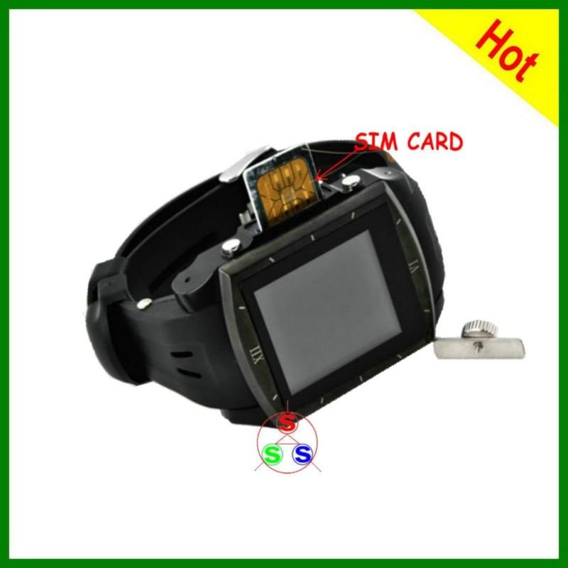 UNLOCKED WATERPROOF WATCH CELL PHONE MOBILE  2GB G2  