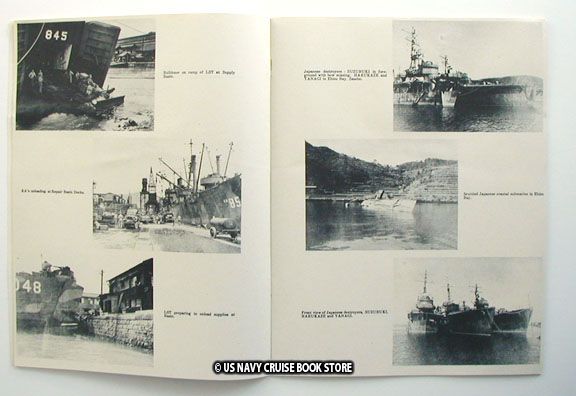 USS MOUNT McKINLEY AGC 7 1945 WW II CRUISE BOOK  