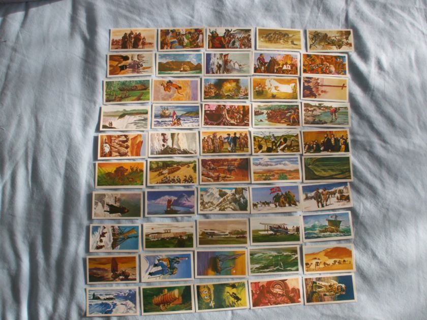 BROOKE BOND TEA CARDSADVENTURERS & EXPLORERS 1973BUY INDIVIDUALLY NO 