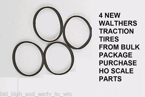 HERITAGE TRACTION TIRES RINGS WALTHERS HO SCALE  