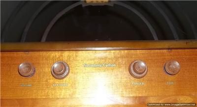 RARE STROMBERG CARLSON 231 R CHAIRSIDE RADIO, MIRRORED GLASS TOP 