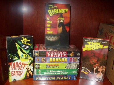 vintage horror classics target earth to giant behemoth  