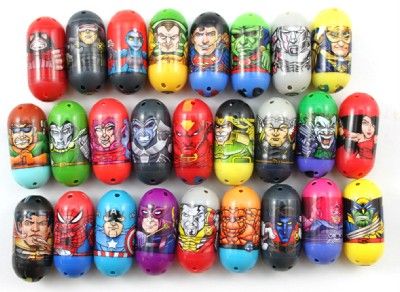   SHIP New Lot 26 Pcs Marvel & Dc Comics Mighty Beanz Beans M70  